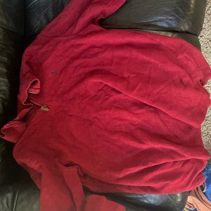 Red Polo Pull-over